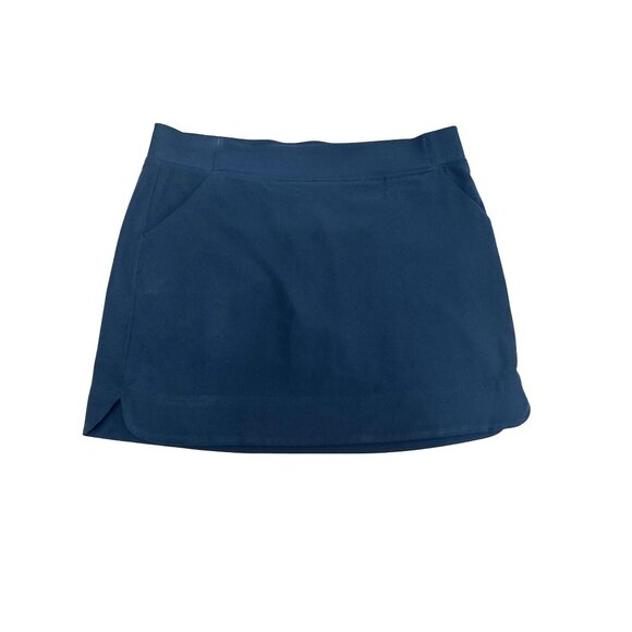 32 Degrees Cool Navy Skort Size Large Built In Shorts Stretch Active Sport Skirt - Picture 2 of 7